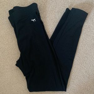 NWOT VS Pink Thin Black Leggings